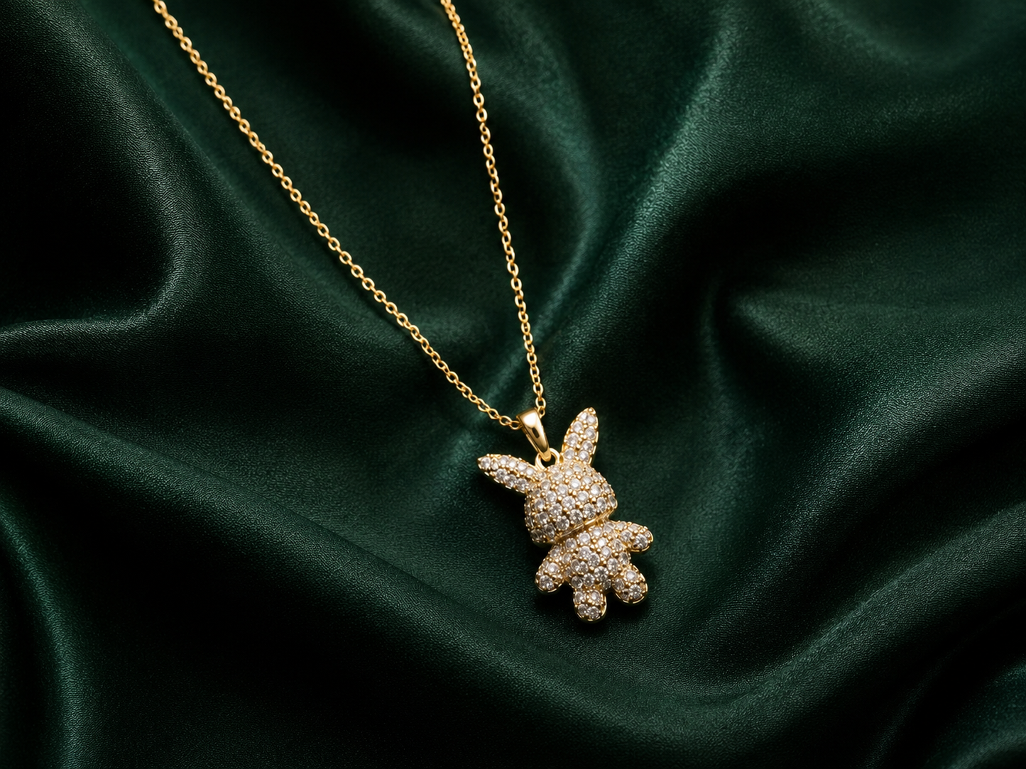 Crystal Bunny Pendant