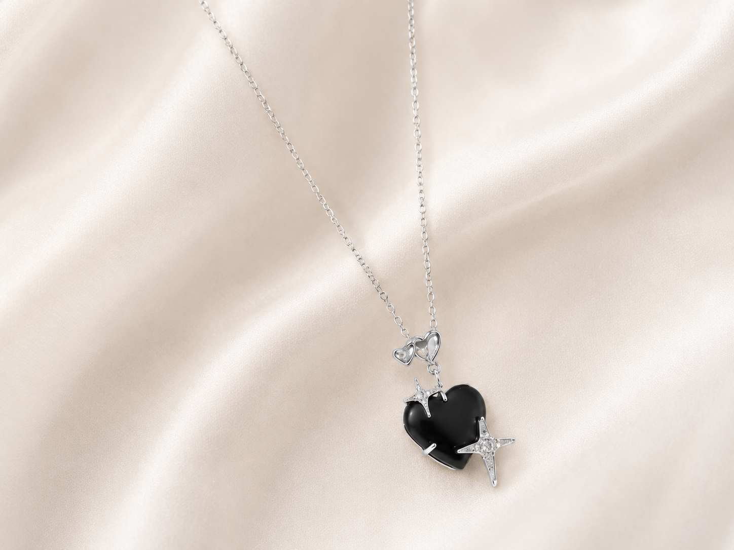 Midnight Heart Pendant