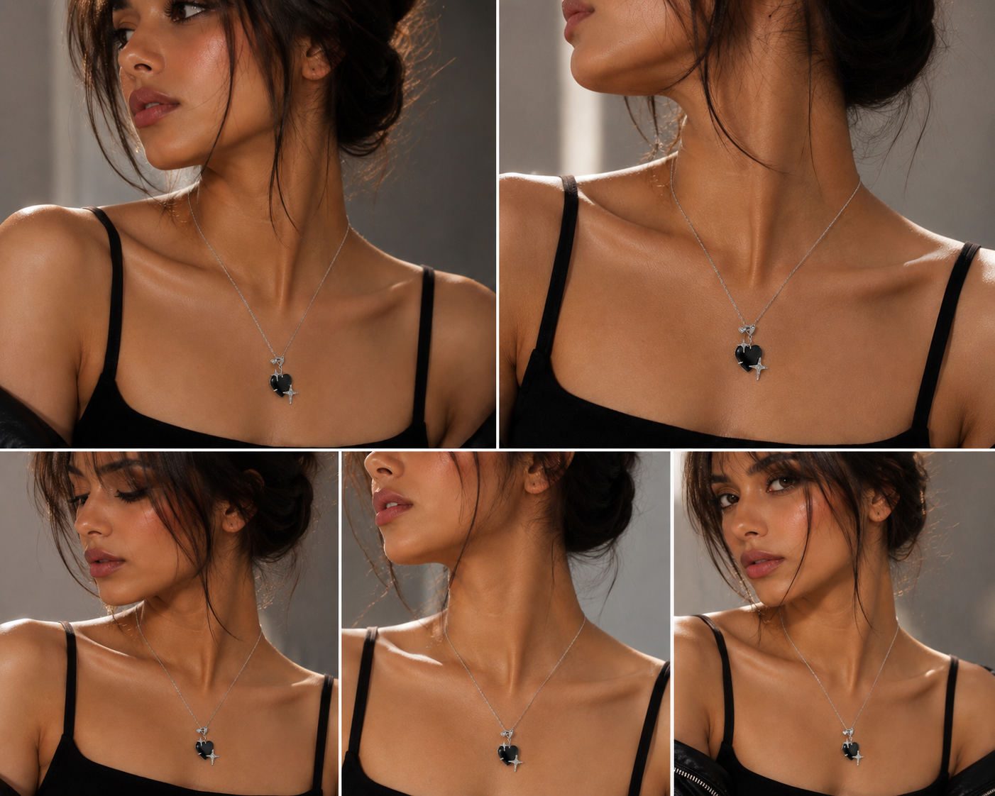 Midnight Heart Pendant