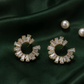 Radiant Crystal Hoop Earrings