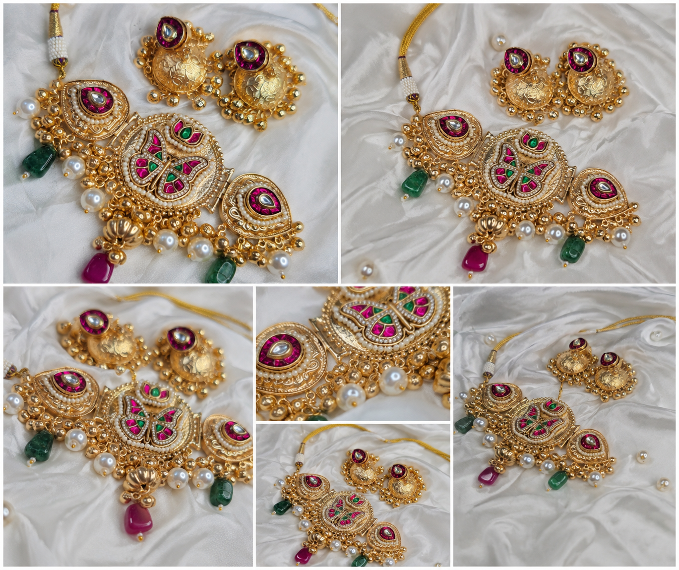 Royal Kundan Pearl Bridal Jewellery Set