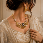 oyal Kundan Ghungroo Necklace Set