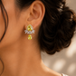 Citrine Crystal Drop Earrings