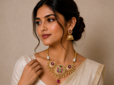 Royal Kundan Pearl Bridal Jewellery Set