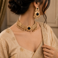 Antique Black Stone Statement Jewellery Set
