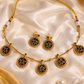 Traditional Meenakari Pendant Jewellery Set