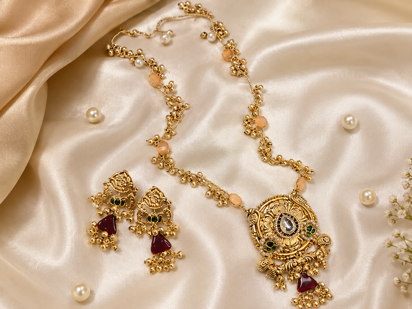 Royal Antique Rani Haar Jewellery Set