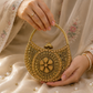 Gold Floral Bridal Potli Purse